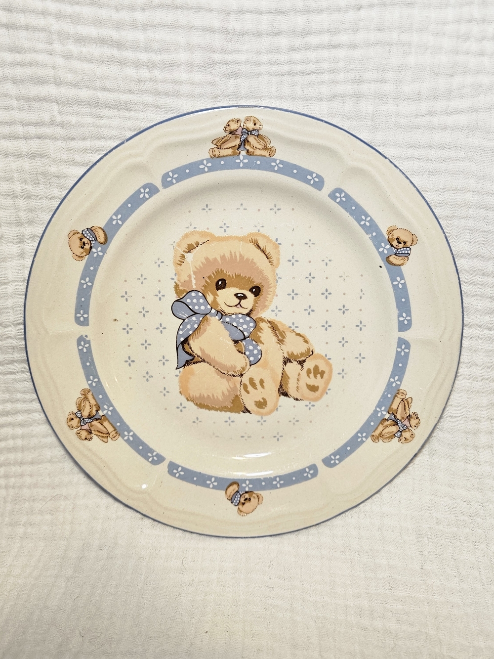 Vintage Tienshan "Country Bear" Stoneware Side Place Replacement 8in